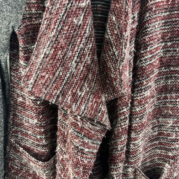 Lucky Lotus Lucky Brand Waterfall Wool Blend Knit Cardigan Sweater Womens M - Picture 9 of 13